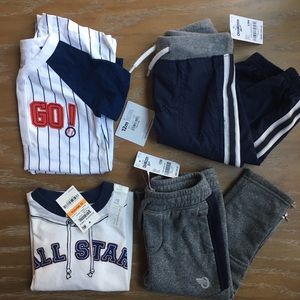 12 Monty baby toddler sports outfits 4 pieces